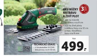 Lidl Aku nůžky na trávu a živý plot nabídka