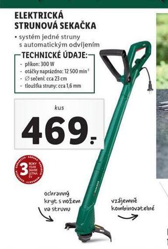 Lidl Elektrická strunová sekačka nabídka