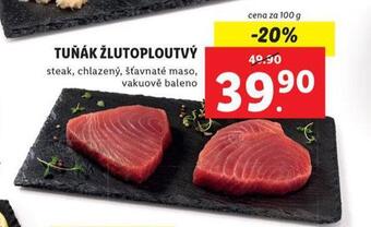 Lidl Tuňák žlutoploutvý nabídka