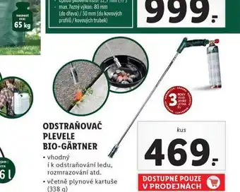 Lidl Odstraňovač plevele bio-gärtner nabídka