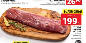 Lidl Vepřová panenská svíčková nabídka