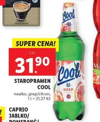 Lidl Pivo staropramen cool nealko nabídka