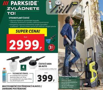 Lidl Vysokotlaký čistič nabídka