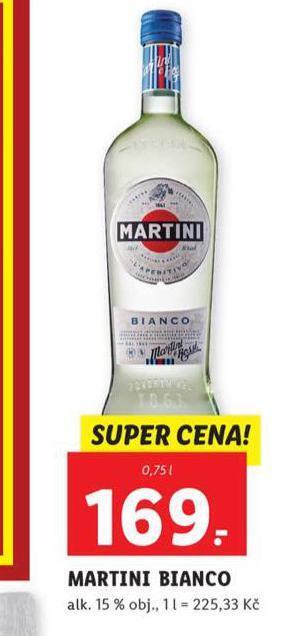 Lidl Martini bianco nabídka