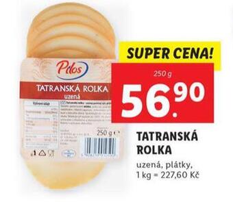 Lidl Tatranská rolka nabídka