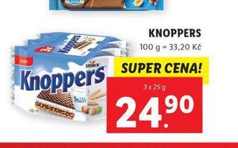 Lidl Knoppers nabídka