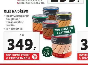 Lidl Olej na dřevo nabídka