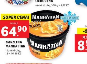 Lidl Zmrzlina manhattan nabídka