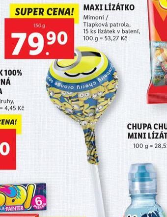 Lidl Maxi lízátko nabídka