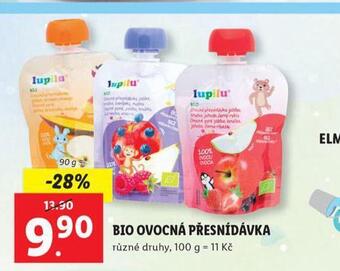 Lidl Bio ovocná přesnídávka nabídka
