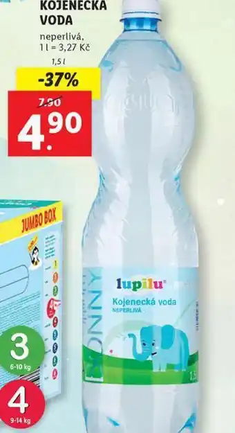 Lidl Lupilu kojenecká voda nabídka