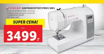 Lidl Elektronický šicí stroj singer nabídka