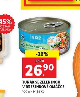 Lidl Tuňák se zeleninou v dresinkové omáčce nabídka