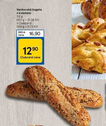 Tesco Venkovská bageta s kváskem 110 g nabídka