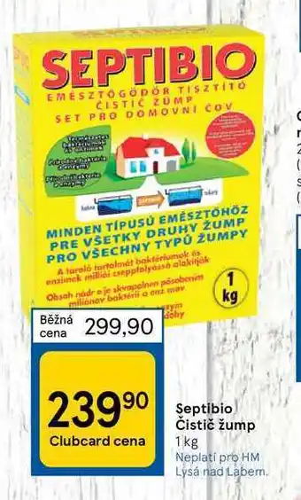 Tesco Septibio čistič žump 1 kg nabídka