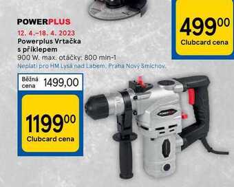 Tesco Powerplus vrtačka s příklepem nabídka