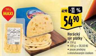 Albert Horácký sýr plátky 150 g nabídka
