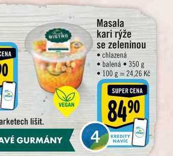 Albert Masala kari rýže se zeleninou 350 g nabídka