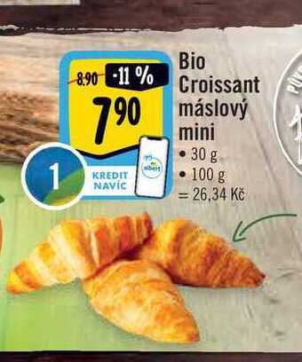 Albert Bio croissant máslový mini 30 g nabídka
