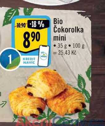 Albert Bio čokorolka mini 35 g nabídka