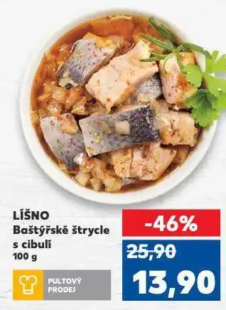 Kaufland Baštýrské štrycle s cibulí nabídka