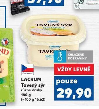 Kaufland Lacrum tavený sýr nabídka