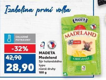 Kaufland Madeland sýr nabídka