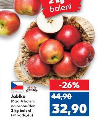 Kaufland Jablka nabídka