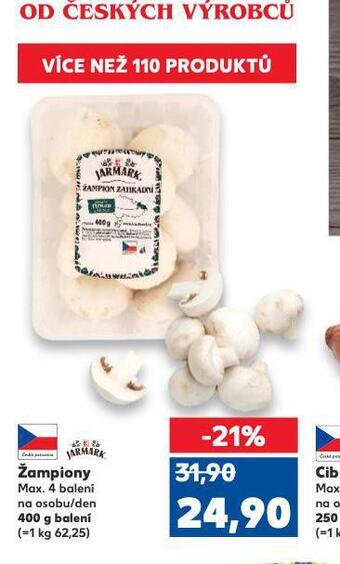 Kaufland Žampiony nabídka