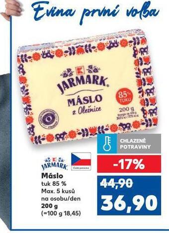 Kaufland Máslo nabídka