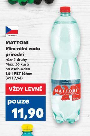 Kaufland Mattoni nabídka