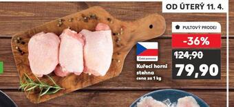 Kaufland Kuřecí horní stehna nabídka