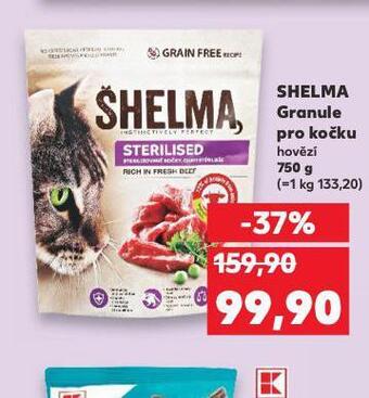 Kaufland Shelma granule pro kočky nabídka