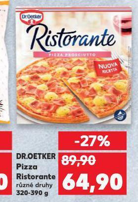 Kaufland Dr. oetker pizza ristorante nabídka