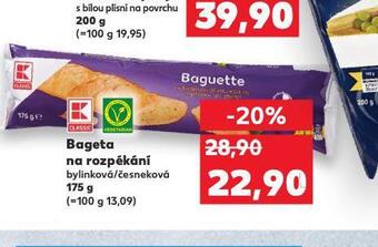 Kaufland Bageta na rozpékání nabídka