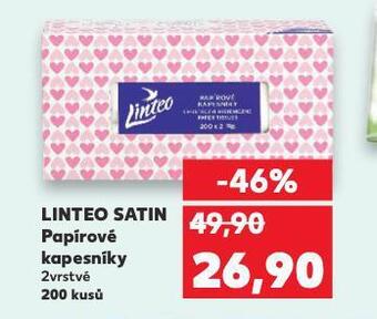 Kaufland Linteo papírové kapesníky nabídka