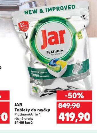 Kaufland Jar tablety do myčky nabídka