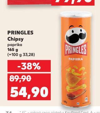 Kaufland Pringles chipsy nabídka