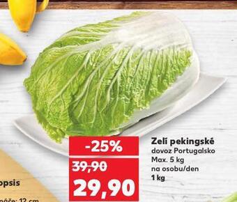 Kaufland Zelí pekingské nabídka
