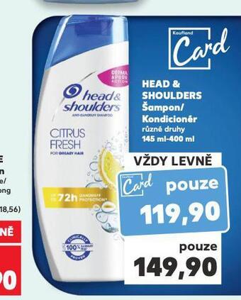 Kaufland Head & shoulders šampon nabídka