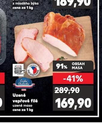 Kaufland Uzené vepřové filé nabídka