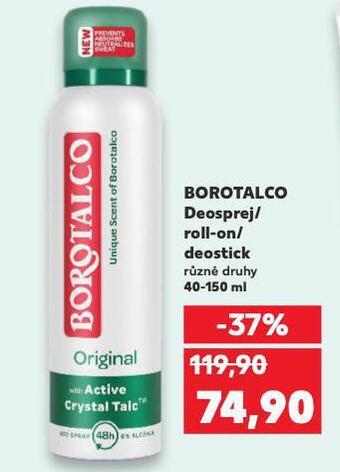 Kaufland Borotalco deodorant nabídka