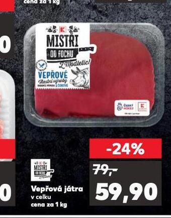 Kaufland Vepřová játra nabídka