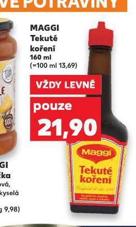 Kaufland Maggi tekuté koření nabídka