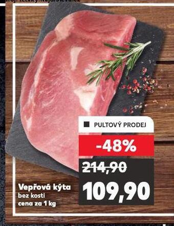 Kaufland Vepřová kýta nabídka