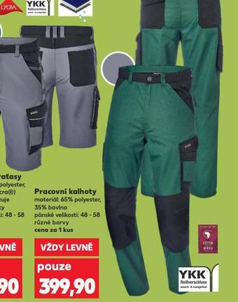 Kaufland Pracovní kalhoty nabídka
