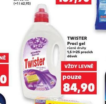 Kaufland Twister prací gel nabídka