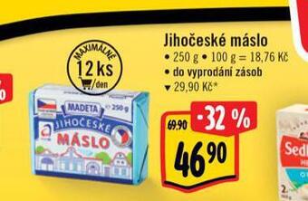 Albert Jihočeské máslo nabídka