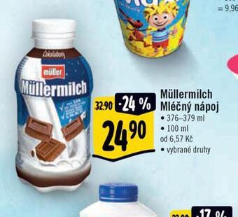Albert Mléčný nápoj mullermilch nabídka