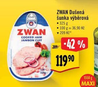 Albert Zwan dušená šunka nabídka